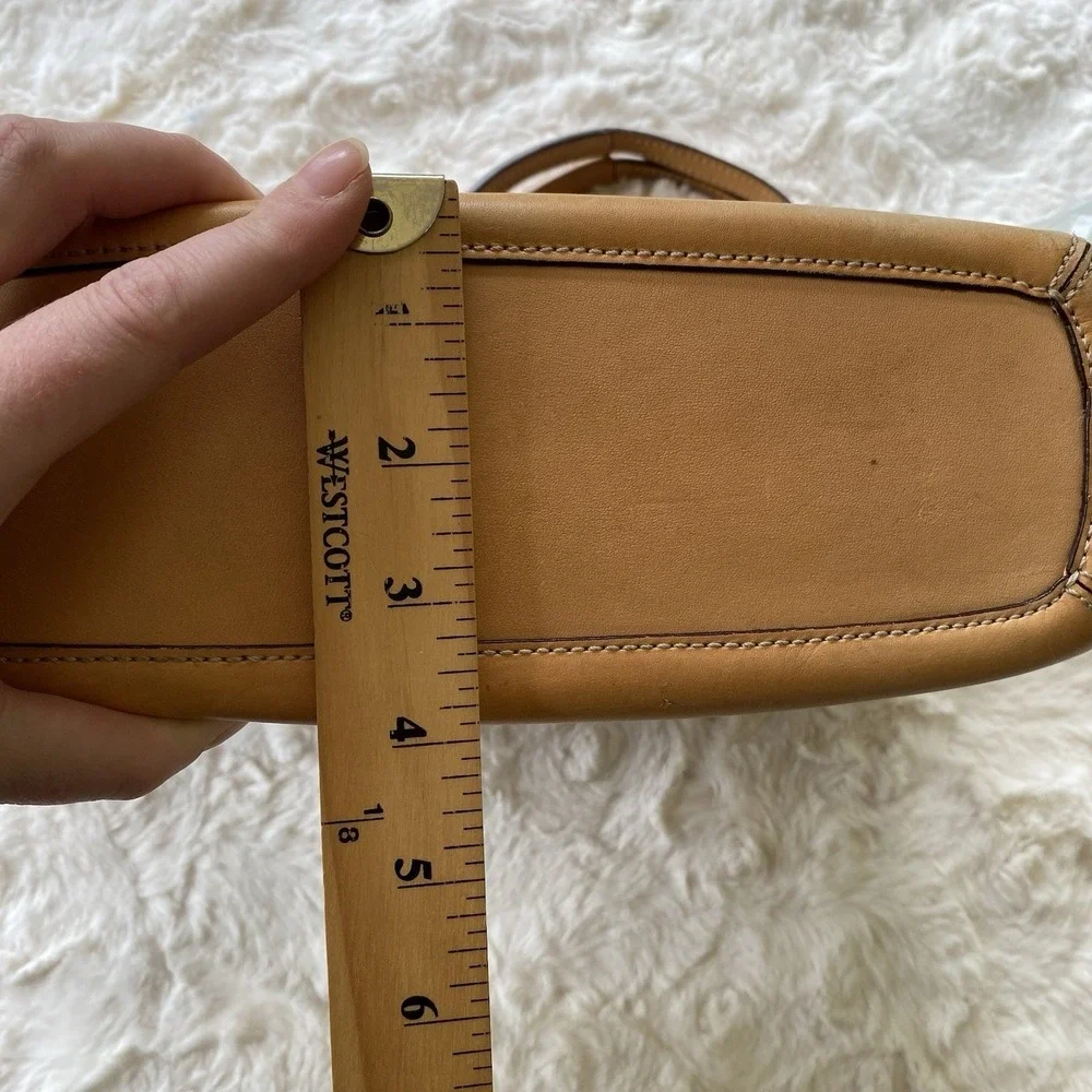 Vintage Coach Signature Logo East West Bag Jacquard C 9363 Y2K Hobo Shoulder Bag - Picture 12 of 16